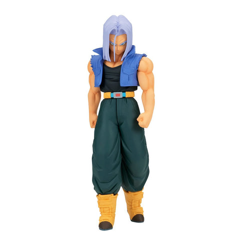 TRUNKS PARADO CON CABELLO AZUL Y PUÑOS CERRADOS DRAGON BALL Z BANPRESTO