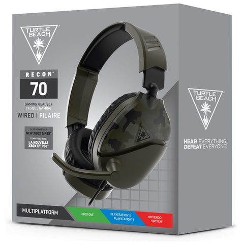 GAMING HEADSET RECON 70 CAMUFLAJE VERDE MULTIPLATAFORMA (TURTLE BEACH)