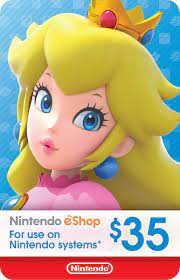 E-SHOP CARD $35 (DIGITAL CODE) NINTENDO