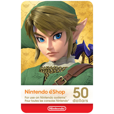 E-SHOP CARD $50 (DIGITAL CODE) NINTENDO