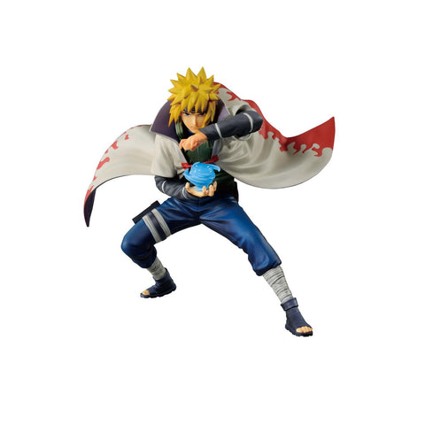 MINATO HACIENDO RASENGAN CON LAS DOS MANOS NARUTO BANPRESTO