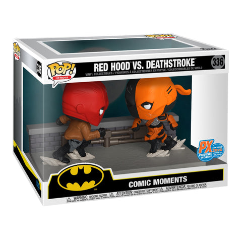 RED HOOD VS DEATHSTROKE COMIC MOMENTS FUNKO 336