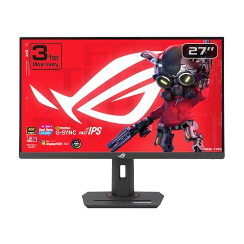 MONITOR GAMING 27 ASUS ROG STRIX DUAL MODE,160HZ O FHD 320HZ,FAST IPS,1MS, 4K (3840X2160), HDMI 2.1