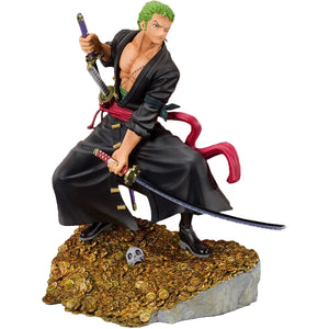 RORONOA ZORO SOBRE TESORO ONE PIECE BANDAI