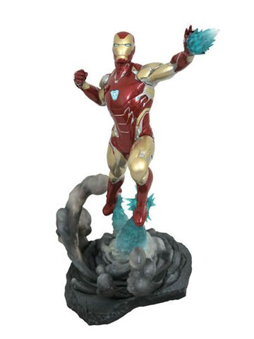 IRON MAN LANZANDO RAYOS AZULES AVENGERS ENDGAME DIAMOND SELECT TOYS