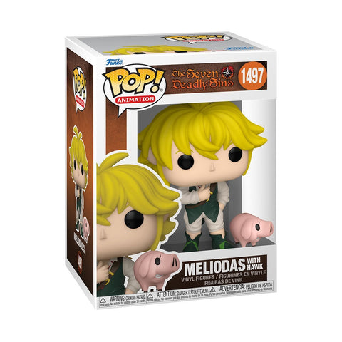 MELIODAS WITH HAWK SEVEN DEADLY SINS FUNKO 1497