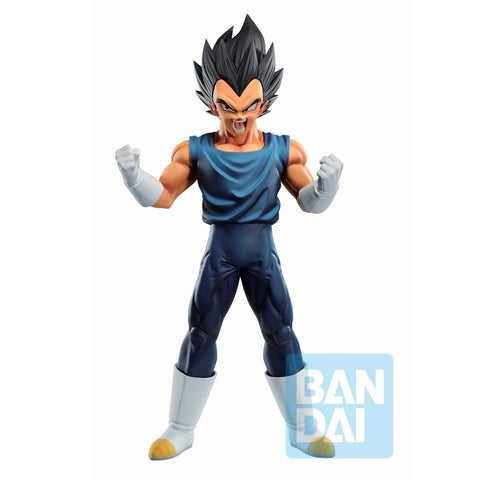 VEGETA DE PIE Y PUNOS HACIA ARRIBA DRAGON BALL SUPER BANDAI