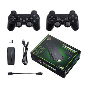 CONSOLA GAME STICK LITE 2.4G - 2 WIRELESS CONTROLLER GAMEPAD MAS DE 10.000 JUEGOS