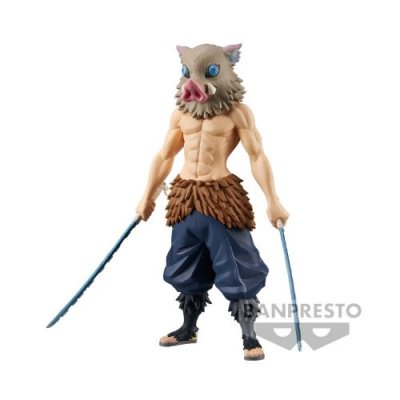 INOSUKE PARADO CON LA DOS ESPADA DEMON SLAYER  BANPRESTO