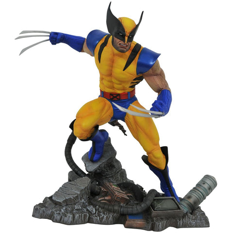 WOLVERINE TRAJE AMARILLO SOBRE ESCOMBROS MARVEL DIAMOND SELECT