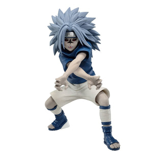 SASUKE CON PELO GRIS Y MANOS CRUZADAS NARUTO SHIPPUDEN BANPRESTO