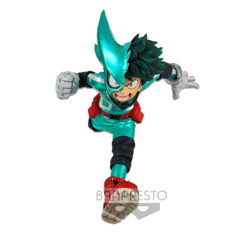 DEKU CORRIENDO CON MEDIA MASCARA MY HERO ACADEMIA BANPRESTO