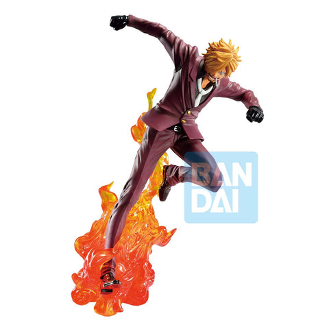 SANJI PIERNA EN LLAMAS ONE PIECE BANDAI