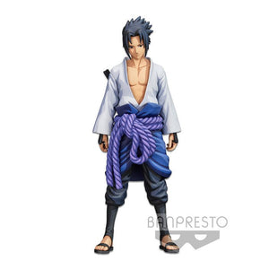 SASUKE DEL MANGA CON KIMONO BLANCO NARUTO SHIPPUDEN BANPRESTO