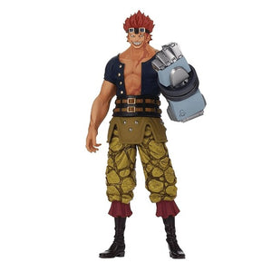 KID CON BRAZO DE ACERO INCLINADO HACIA ARRIBA ONE PIECE BANPRESTO