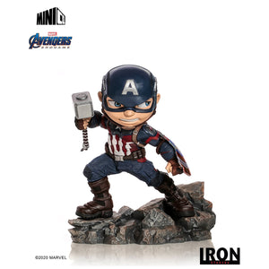 CAPITAN AMERICA CON MARTILLO Y ESCUDO AVENGERS MINIFIGURA IRON STUDIO