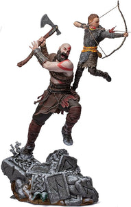 KRATOS Y ATREUS LUCHANDO GOD OF WAR IRON STUDIOS