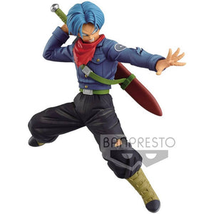 TRUNKS CABELLO AZUL CON ESPADA EN LA ESPALDA DRAGON BALL BANPRESTO