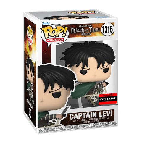 CAPTAIN LEVI ATTACK ON TITAN FUNKO 1315