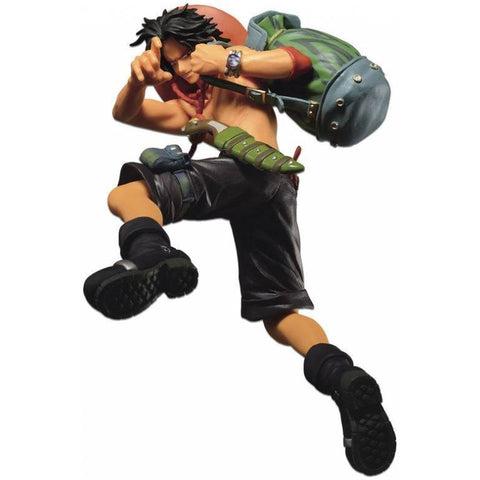 PORTGAS D. ACE CON MOCHILA VERDE ONE PIECE BANPRESTO