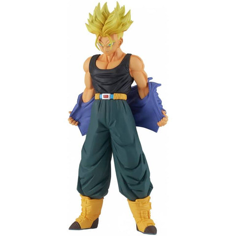 TRUNKS CABELLO AMARILLO - QUITANDOSE LA CHAQUETA DRAGON BALL BANPRESTO