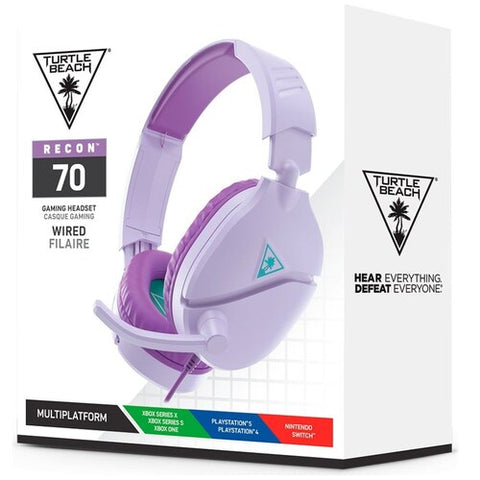 GAMING HEADSET RECON 70 LAVANDA MULTIPLATAFORMA TURTLE BEACH