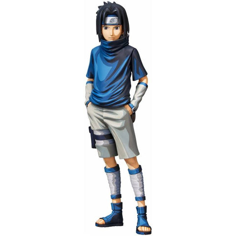 SASUKE NIÑO PARADO CON MANOS EN BOLSILLOS NARUTO SHIPPUDEN BANPRESTO