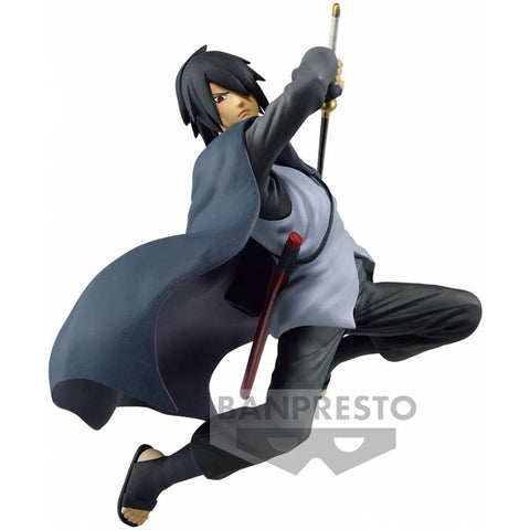 SASUKE UCHIHA SALTANDO Y SACANDO ESPADA NARUTO BANPRESTO