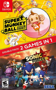 SONIC FORCES + SUPER MONKEY BALL BANANA BLITZ HD DOUBLE  PACK (NSW)