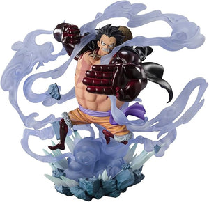 MONKEY D. LUFFY GEAR 4 BRAZOS ROJOS SOBRE ROCAS ONE PIECE BANDAI