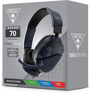 GAMING HEADSET RECON 70 CAMUFLAJE AZUL MULTIPLATAFORMA (TURTLE BEACH)