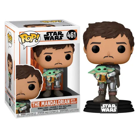 THE MANDALORIAN WITH GROGU STAR WARS FUNKO 461