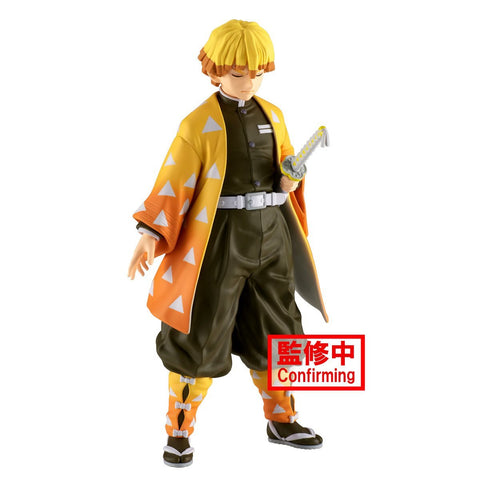 ZENITSU AGATSUMA DE PIE CON LOS OJOS CERRADOS DEMON SLAYER BANPRESTO