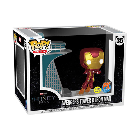 AVENGERS TOWER & IRON MAN FUNKO 35