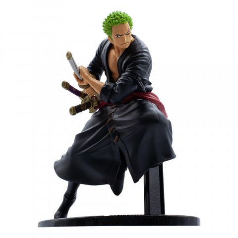 ZORO DESENVAINANDO ESPADAS OJO IZQ. HERIDO ONE PIECE BANPRESTO