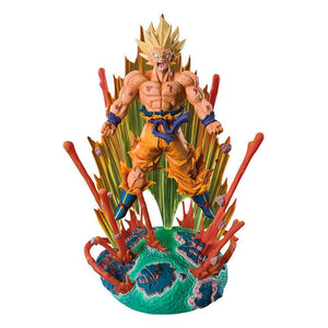 SON GOKU SIN CAMISA SOBRE NAMEKUSEIN SUPER SAIYAN DRAGON BALL Z BANDAI